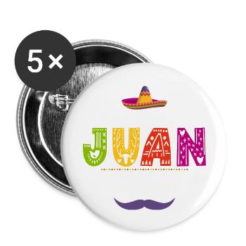 I'm The Juan For You Party Cinco De Mayo - Buttons klein 25 mm (5er Pack) - Weiß - Vorne