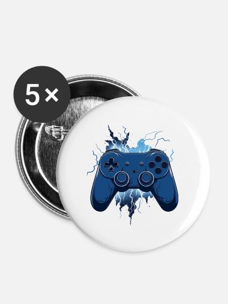 Gaming Controller - Buttons klein 25 mm (5er Pack) - Weiß