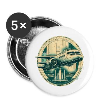 Air 30 - Buttons small 1''/25 mm (5-pack) - white - Front