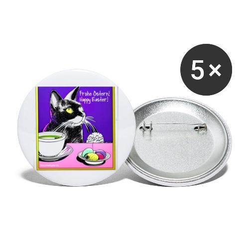 Frohe Ostern - Buttons klein 25 mm (5er Pack)