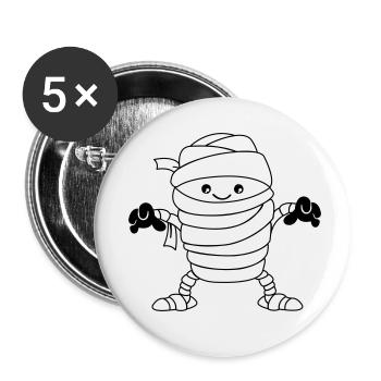 mummy - Buttons small 1''/25 mm (5-pack) - white - Front