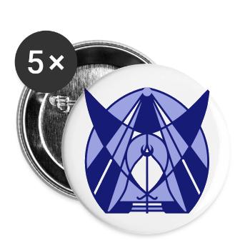 Von dort. Eine Reise zur Mitte durch Spiritualität - Buttons klein 25 mm (5er Pack) - Weiß - Vorne