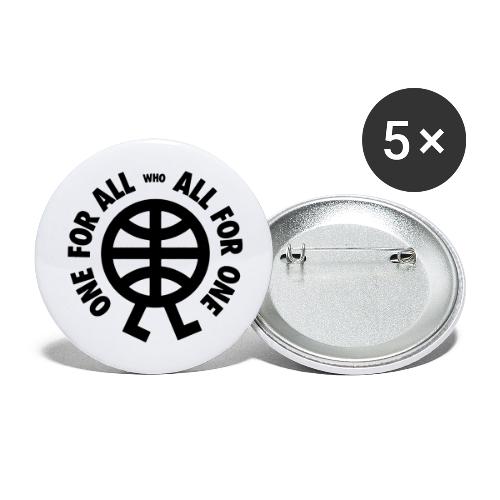 BD One for All – All for One - Buttons klein 25 mm (5er Pack)