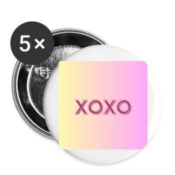 Chill out - Buttons klein 25 mm (5er Pack) - Weiß - Vorne