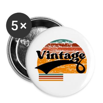 Jahrgang 1994 - Buttons klein 25 mm (5er Pack) - Weiß - Vorne