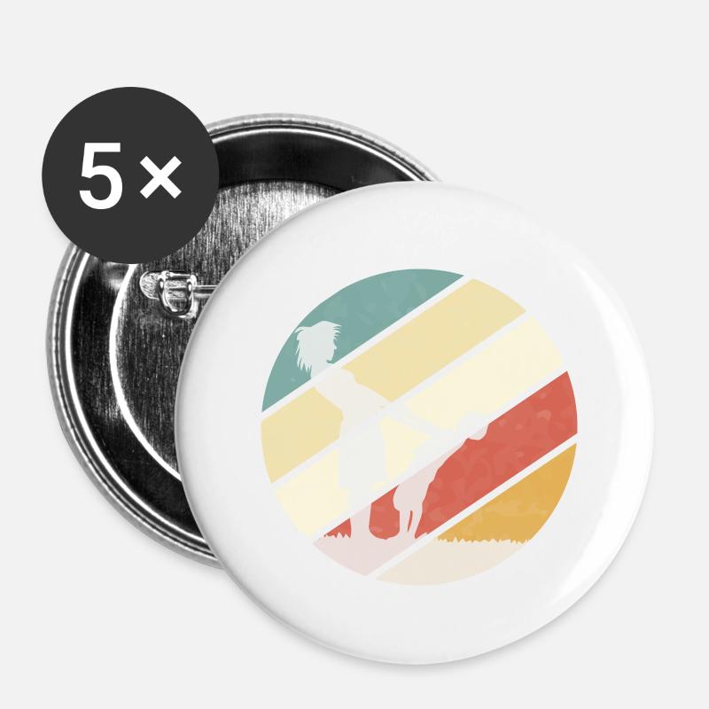 Mother's Day gift ideas for Mom - Buttons small 1''/25 mm (5-pack) - white