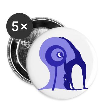 Justification. Manipulation de la perception - Lot de 5 petits badges (25 mm) - blanc - Devant