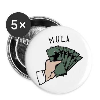 Mule Mula - Buttons small 1''/25 mm (5-pack) - white - Front