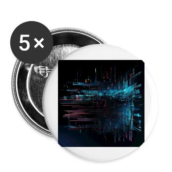 Digital Adventure: Virtual Reality - Buttons small 1''/25 mm (5-pack) - white - Front