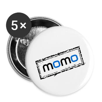 Momo - Buttons small 1''/25 mm (5-pack) - white - Front