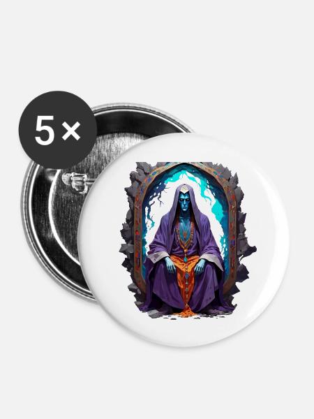Altar - Buttons klein 25 mm (5er Pack) - Weiß