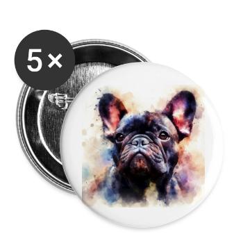 Bully Love - Buttons small 1''/25 mm (5-pack) - white - Front