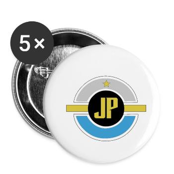 J-P - Buttons klein 25 mm (5er Pack) - Weiß - Vorne