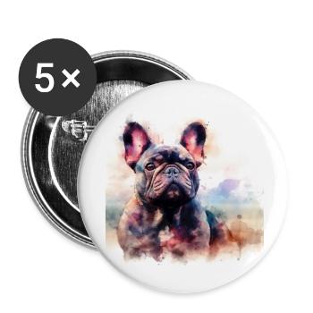 Bully Love - Buttons small 1''/25 mm (5-pack) - white - Front