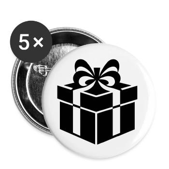 Occasion Express - Buttons small 1''/25 mm (5-pack) - white - Front