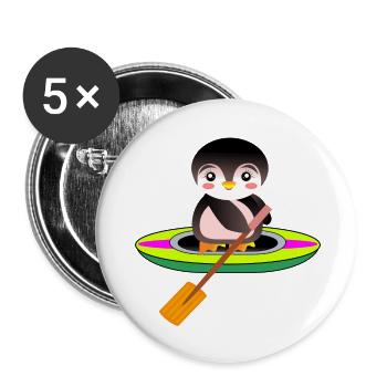 SUP - STAND-UP PADDLING - Buttons small 1''/25 mm (5-pack) - white - Front