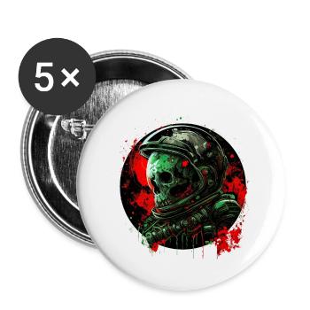 Dead galaxy - Buttons small 1''/25 mm (5-pack) - white - Front