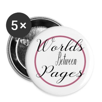 Lecteurs avides Lecture Culture Blagues géniales - Lot de 5 petits badges (25 mm) - blanc - Devant