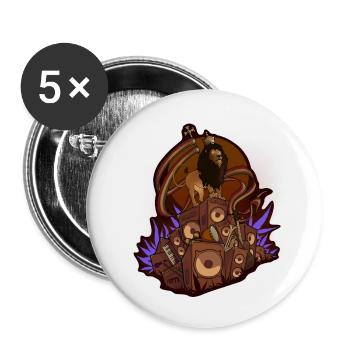 RIDM Visions - Buttons small 1''/25 mm (5-pack) - white - Front