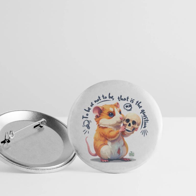 Sein oder Nichtsein Buttons klein 25 mm (5er Pack)