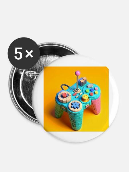 Joystick 11 - Buttons klein 25 mm (5er Pack) - Weiß