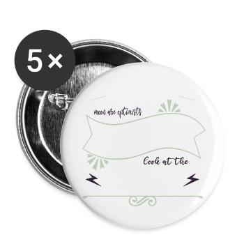 planets believe physics night sky colors astronomy - Buttons small 1''/25 mm (5-pack) - white - Front