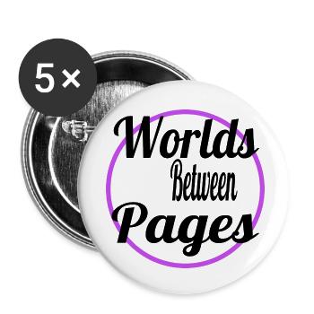 lecture happy statement idée de cadeau d’anniversaire - Lot de 5 petits badges (25 mm) - blanc - Devant