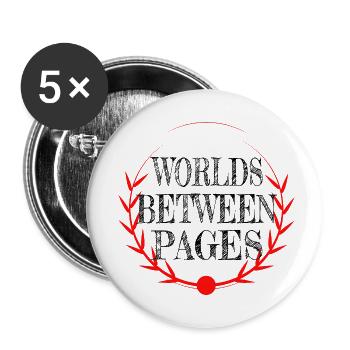 habitudes de lecture recommandations de livres blague - Lot de 5 petits badges (25 mm) - blanc - Devant