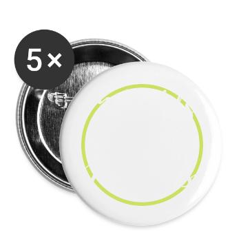 littérature cool geek appréciation de la littérature - Lot de 5 petits badges (25 mm) - blanc - Devant