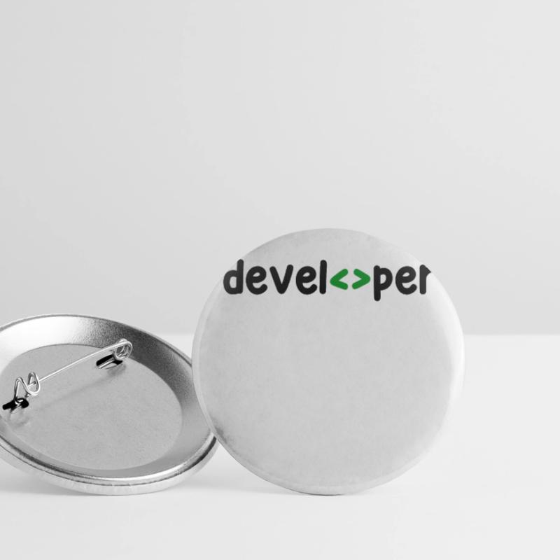 Developer Spruch Coden Softwareentwickler Nerd Buttons klein 25 mm (5er Pack)
