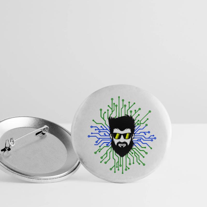 Nerd Developer Computer Code Informatik Debug Buttons klein 25 mm (5er Pack)