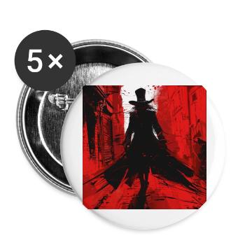 Jack - Buttons small 1''/25 mm (5-pack) - white - Front