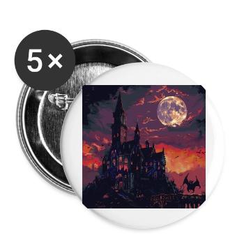 Siebenbürgen - Buttons klein 25 mm (5er Pack) - Weiß - Vorne