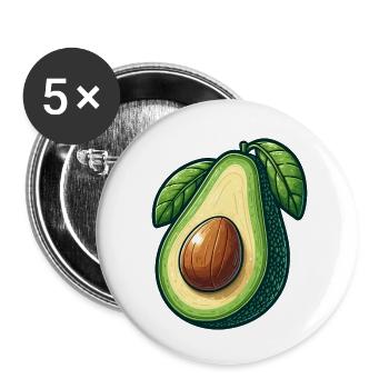 Lawyer - Buttons small 1''/25 mm (5-pack) - white - Front