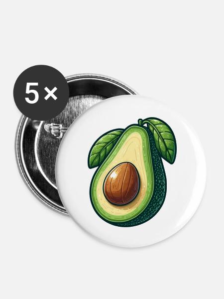 Rechtsanwalt - Buttons klein 25 mm (5er Pack) - Weiß
