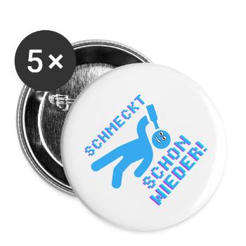 Tastes 20240810 180805 0000 - Buttons small 1''/25 mm (5-pack) - white - Front