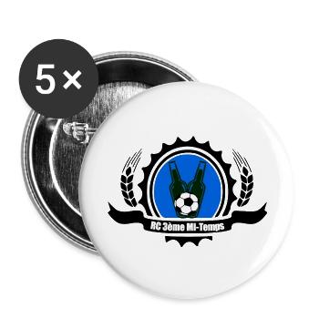RC 3rd Half - Buttons small 1''/25 mm (5-pack) - white - Front