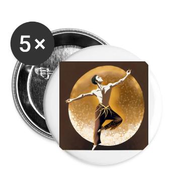 Unendlichkeit - Buttons klein 25 mm (5er Pack) - Weiß - Vorne