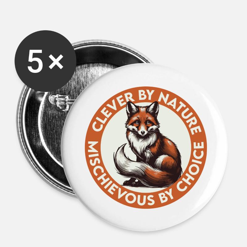 Les a tous déjoués - Lot de 5 petits badges (25 mm) - blanc