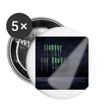Les lumières de la ville - Lot de 5 petits badges (25 mm) - blanc - Devant