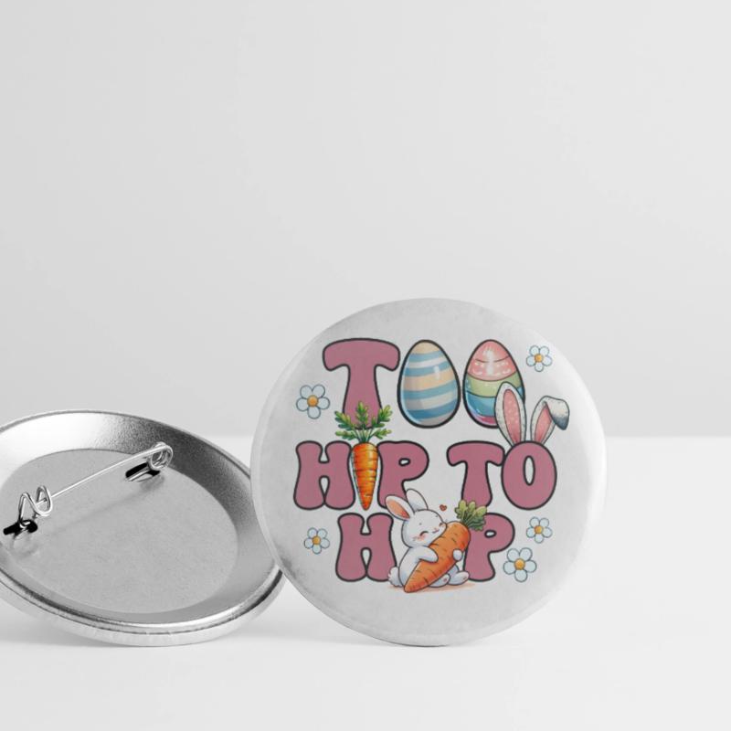 Easter Easter Bunny Easter Eve Easter Sunday Easter Egg Spring Buttons small 1''/25 mm (5-pack)