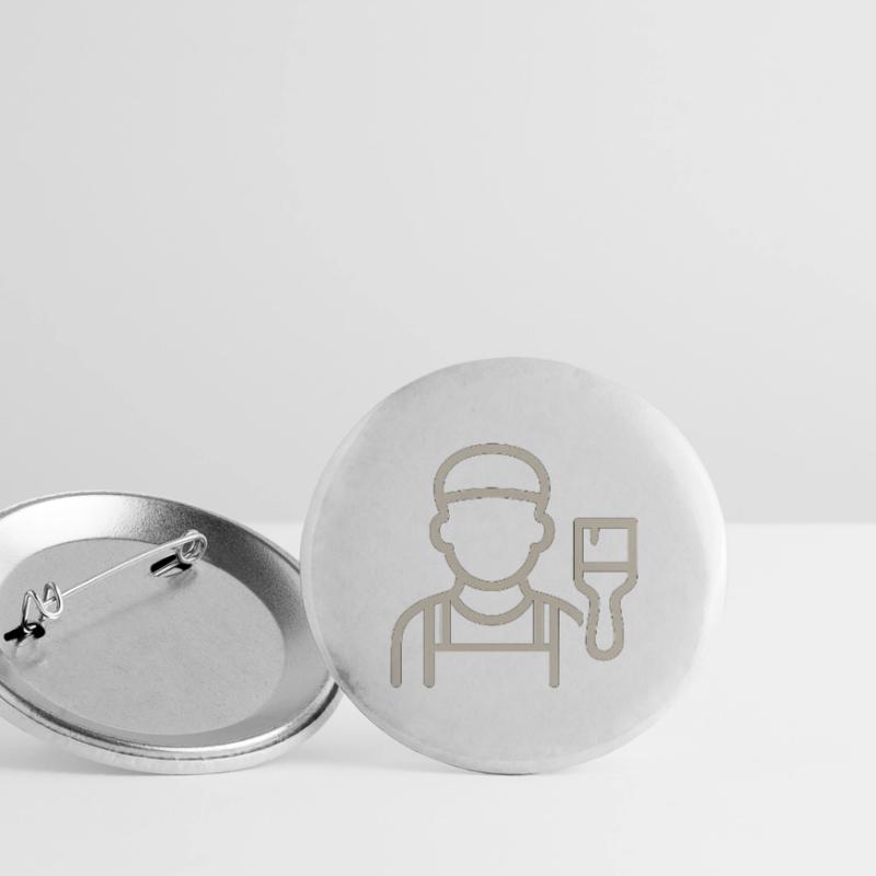 Der Maler Buttons klein 25 mm (5er Pack)