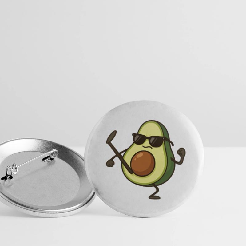 avocado karate Buttons klein 25 mm (5er Pack)