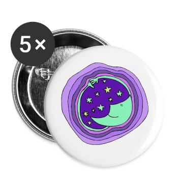 Baby Collection Summer Sun 10 - Buttons small 1''/25 mm (5-pack) - white - Front