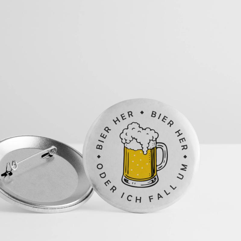 Bees here - Oder ich fall um! Buttons small 1''/25 mm (5-pack)