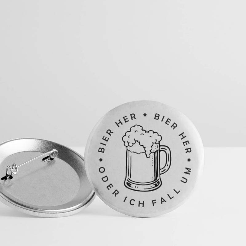 Bees here - Oder ich fall um! Buttons small 1''/25 mm (5-pack)