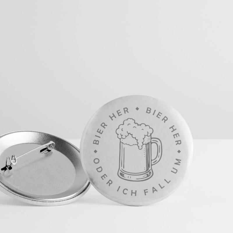 Bees here - Oder ich fall um! Buttons small 1''/25 mm (5-pack)