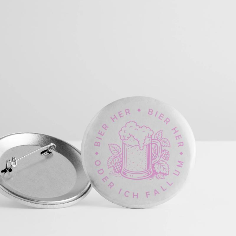 Bees here - Oder ich fall um! Buttons small 1''/25 mm (5-pack)