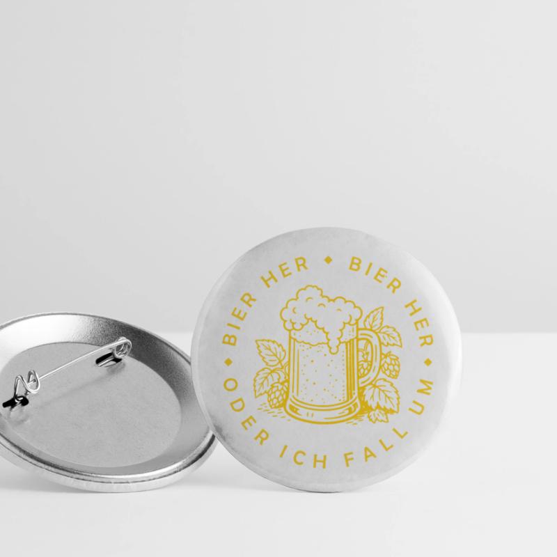 Bees here - Oder ich fall um! Buttons small 1''/25 mm (5-pack)
