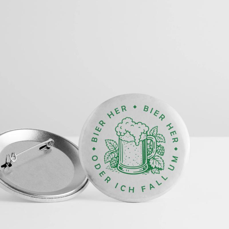 Bees here - Oder ich fall um! Buttons small 1''/25 mm (5-pack)